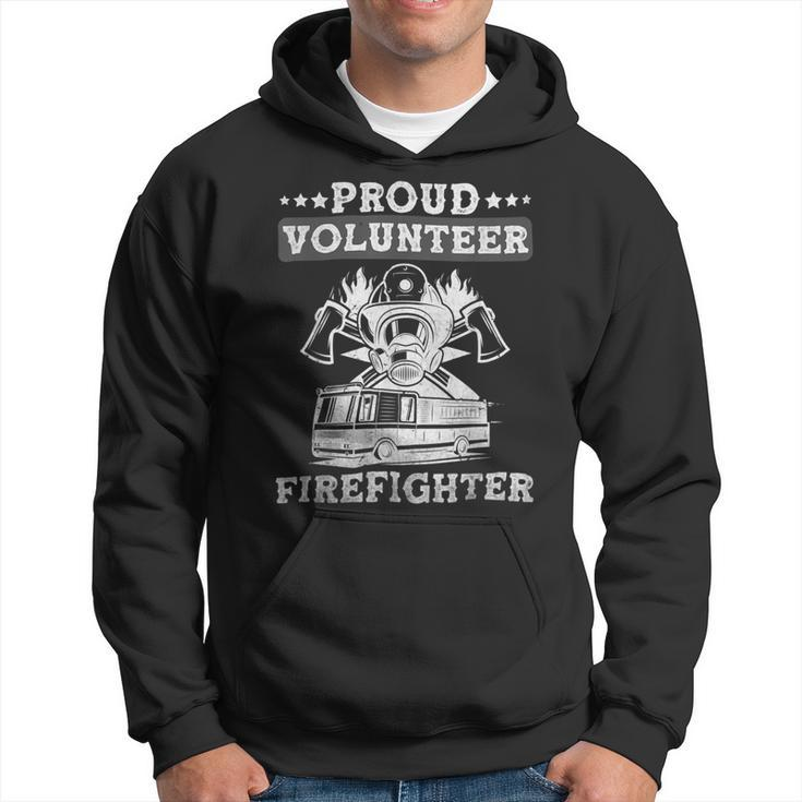 Firefighter Proud Volunteer Firefighter Fire Department Fireman Hoodie