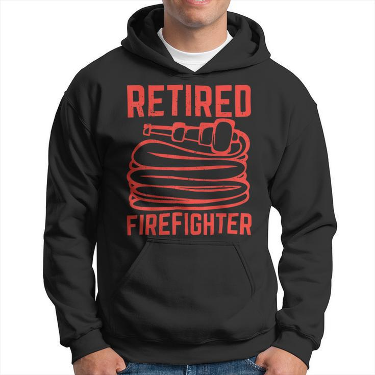 Firefighter Retired Firefighter Pension Retiring Hoodie