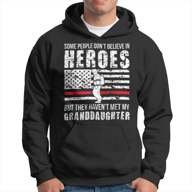 Firefighter Shes My Granddaughter Grandma Of A Firefighter Grandma Hoodie