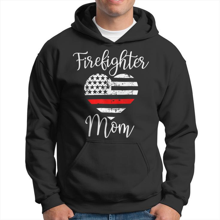 Firefighter Thin Red Line Firefighter Mom Gift From Son Fireman Gift Hoodie