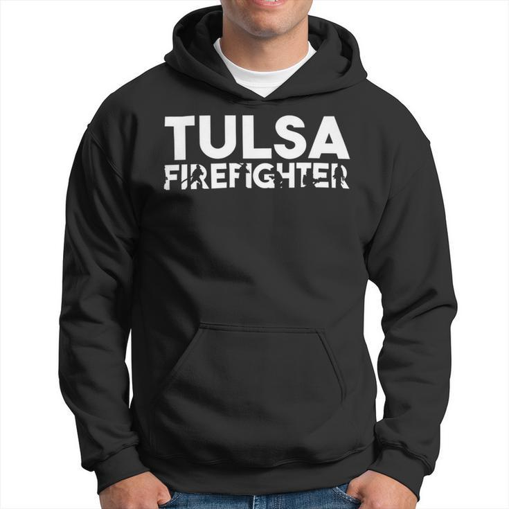 Firefighter Tulsa Firefighter Dad Proud Firefighter Fathers Day V3 Hoodie