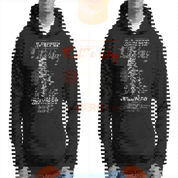 Firefighter Vintage Firefighter Dad & Son Daddy Fathers Day Hoodie