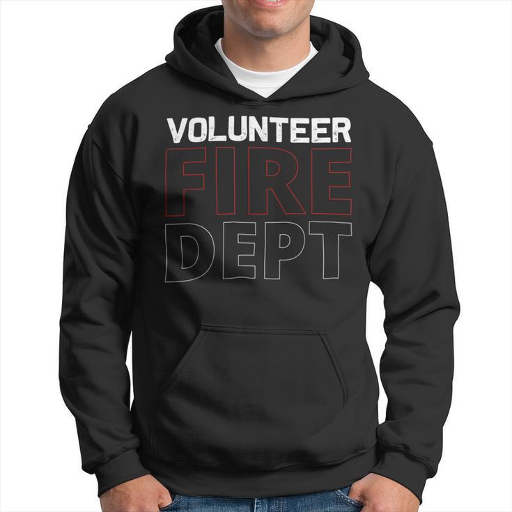 Firefighter Volunteer Firefighter Fire Rescue Department Fireman Hoodie