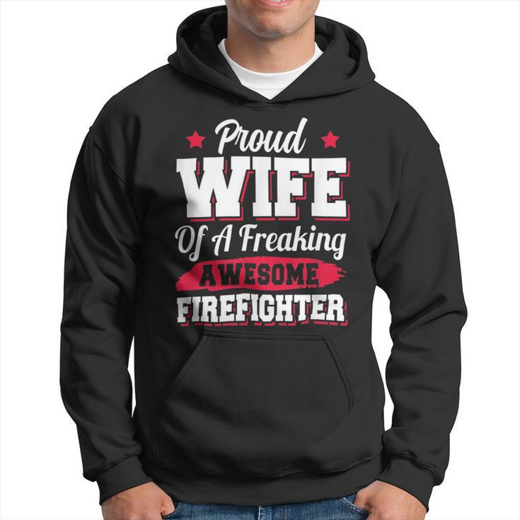 Firefighter Volunteer Fireman Firefighter Wife V2 Hoodie