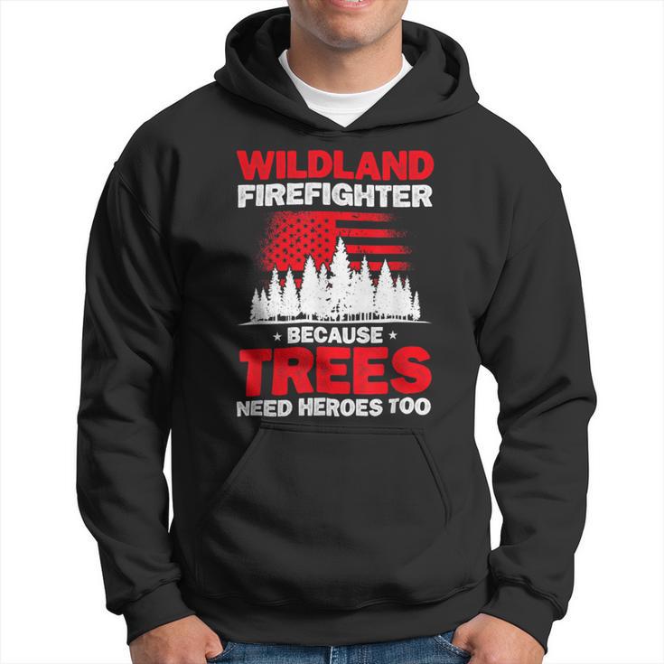 Firefighter Wildland Firefighter Hero Rescue Wildland Firefighting V2 Hoodie