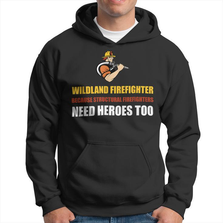 Firefighter Wildland Firefighter Smokejumper Fire Eater_ Hoodie
