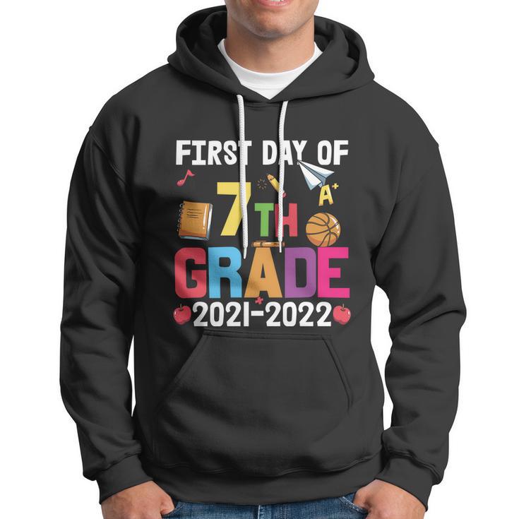 First Day Of 7Th Grade 2021_2022 Back To School Hoodie