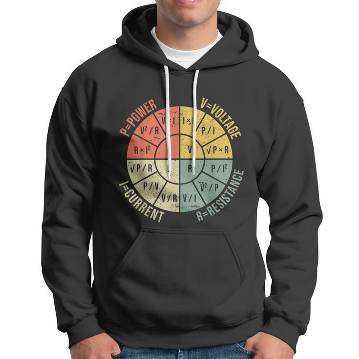 Formula Wheel Electrical Engineering Electricity Ohms Law Hoodie