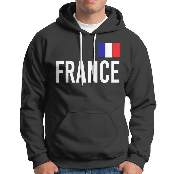 France Team Flag Logo Hoodie