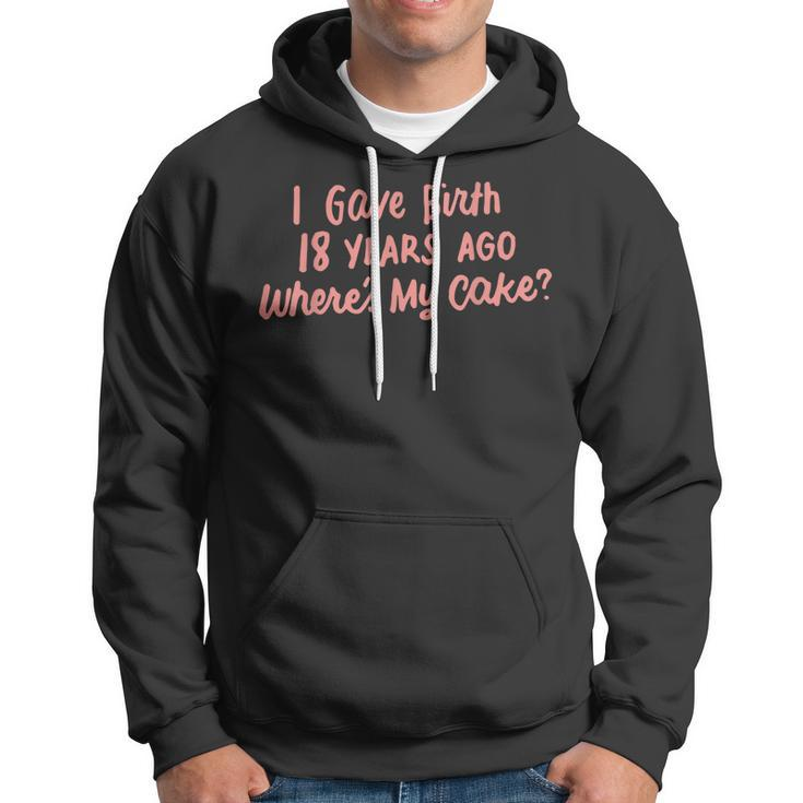 Funny 18Th Birthday For Mom Son Daughter 18 Years Old Hoodie