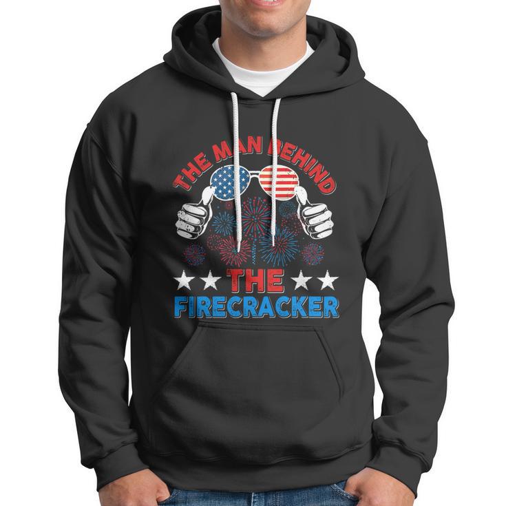 Funny 4Th Of July The Man Behind The Firecracker Patriotic Gift Hoodie