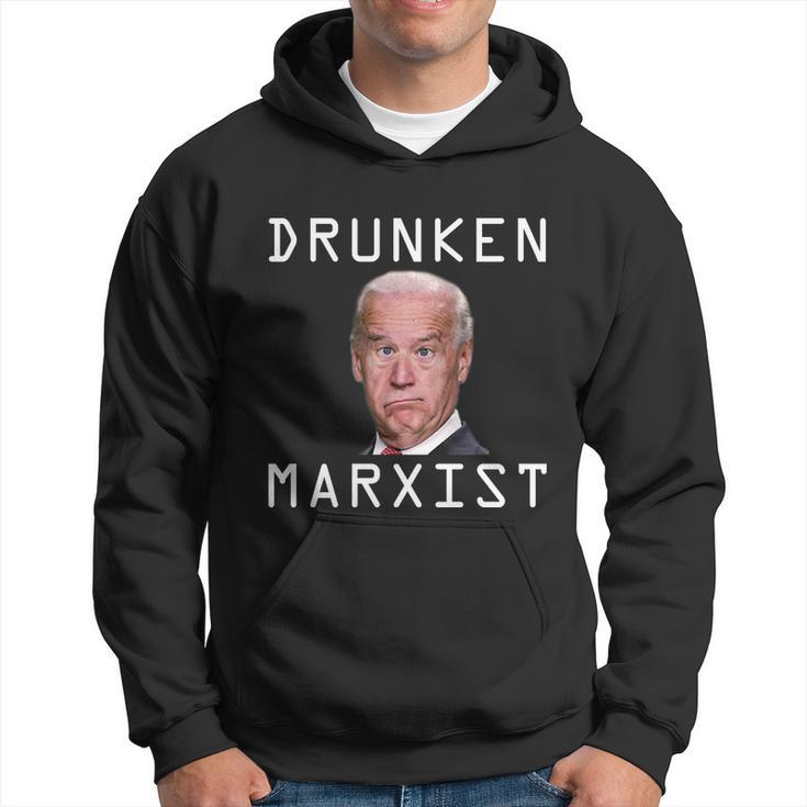 Funny Anti Biden Drunken Marxist Joe Biden Hoodie