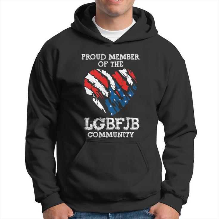 Funny Anti Biden Proud Member Of The Lgbfjb Community Us Flag Hoodie