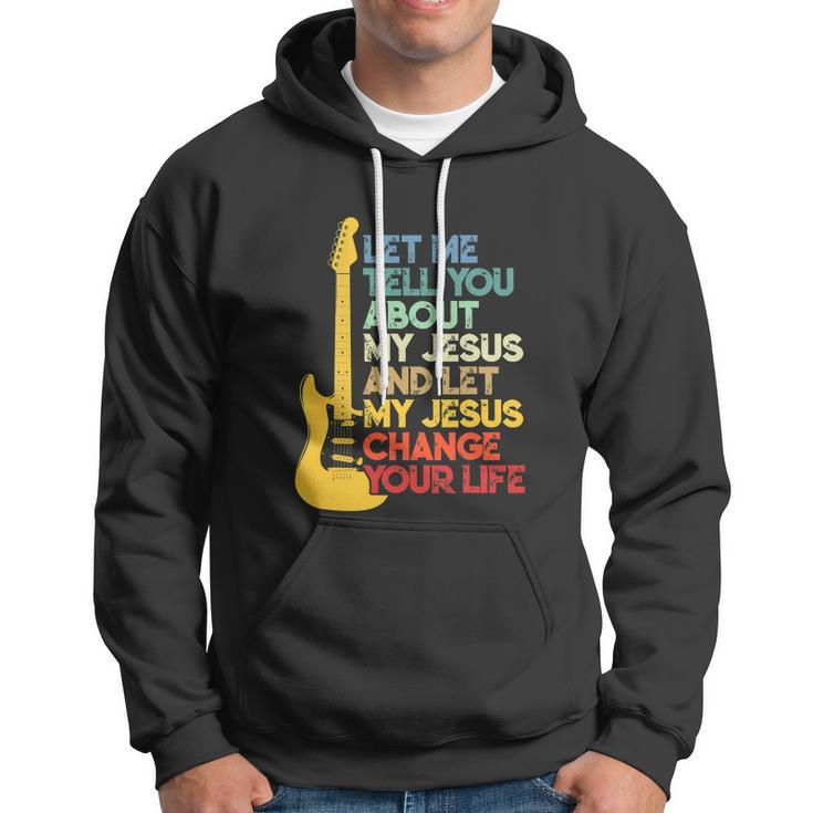 Funny Christian Bible Guitar Player Hoodie