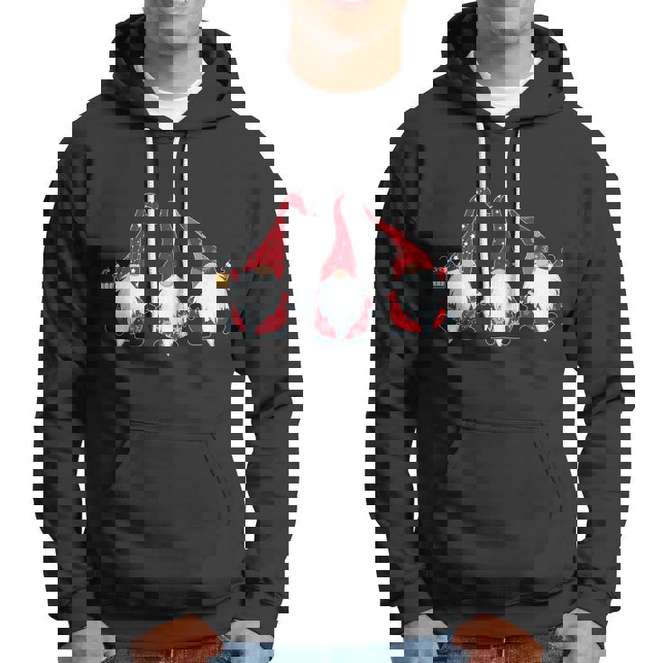 Funny Cute Christmas Gnomes Hoodie