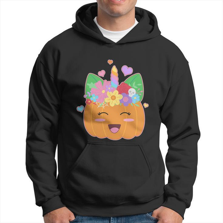 Funny Halloween Cute Halloween Cute Halloween Unicorn Pumpkin Graphic Design Printed Casual Daily Basic Hoodie