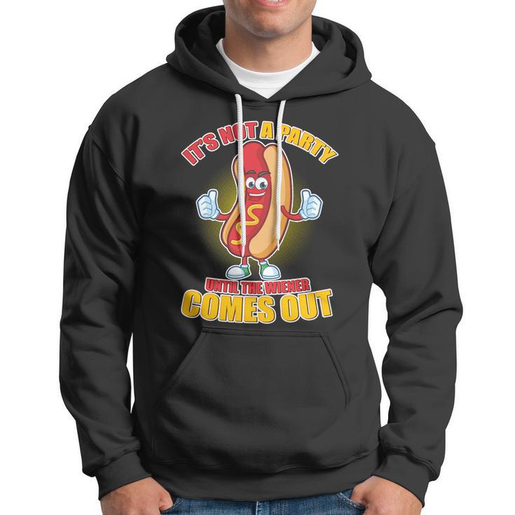 Funny Its Not A Party Until The Wiener Comes Out Tshirt Hoodie