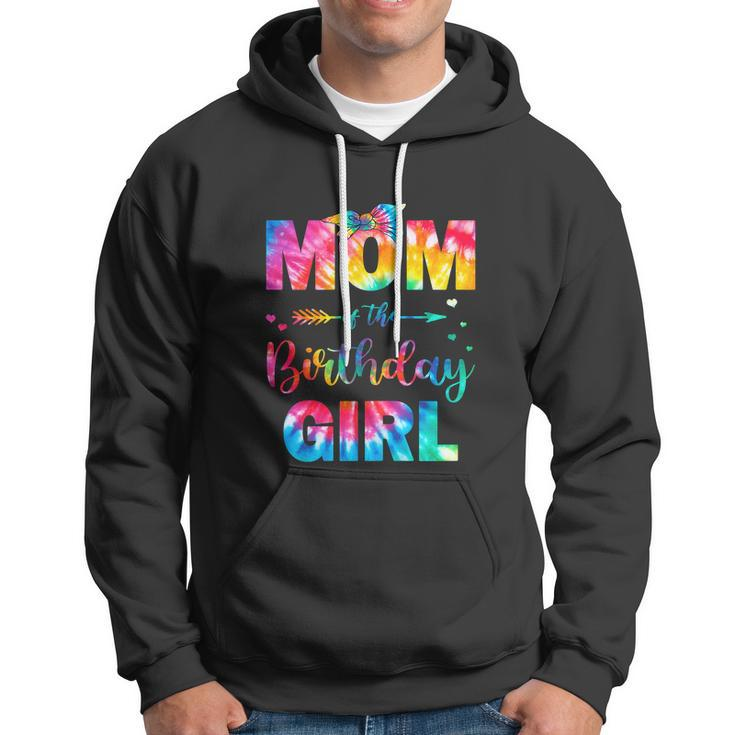 Funny Mom Of The Birthday Girl Mama Tie Dye Hoodie