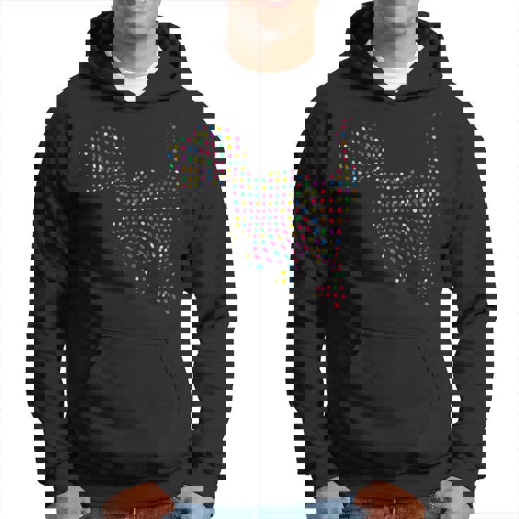 Funny Polka DotRex Happy International Dot Day Men Hoodie Graphic Print Hooded Sweatshirt