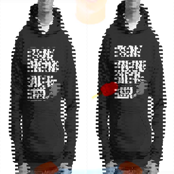Funny Table Tennis Lover Graphic For Women And Men Ping Pong Gift Graphic Design Printed Casual Daily Basic V2 Hoodie