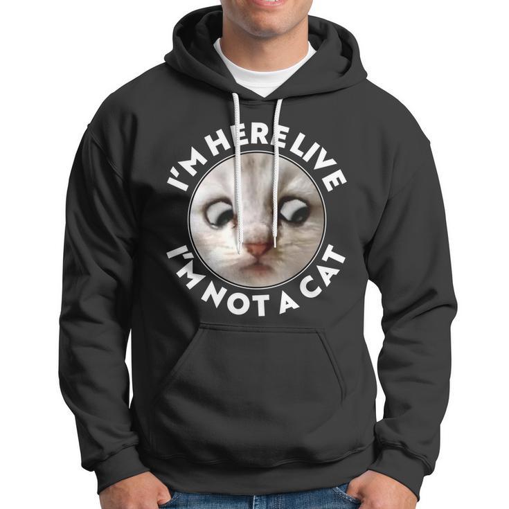 Funny Zoom Lawyer Cat Meme Im Here Live Im Not A Cat Tshirt Hoodie