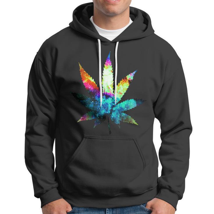 Galaxy Kush In Space Weed Hoodie