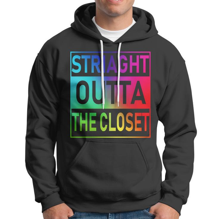 Gay Pride Straight Outta The Closet Tshirt Hoodie