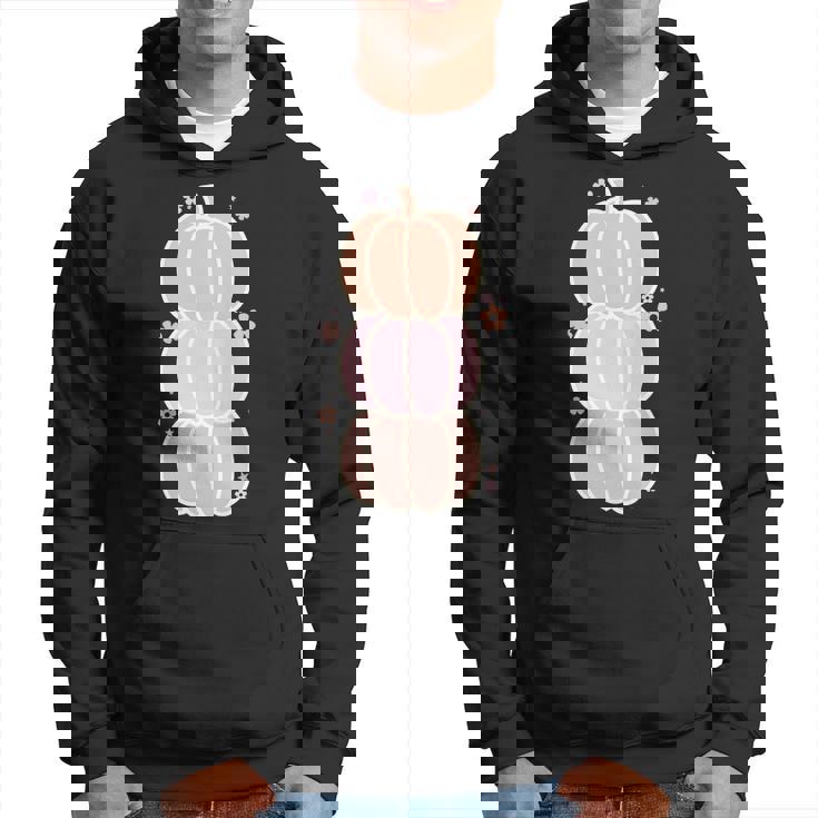 Halloween Colorful Cute Pumpkin Idea Gift Men Hoodie Graphic Print Hooded Sweatshirt