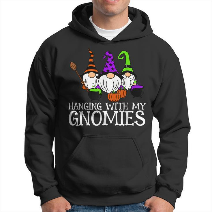 Hanging With My Gnomies Garden Gnome Halloween Men Hoodie