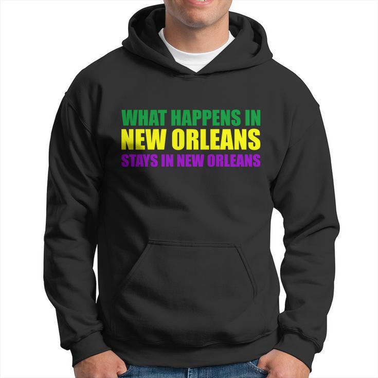 What Happens In New Orleans Stays In New Orleans Mardi Gras T-Shirt Men Hoodie