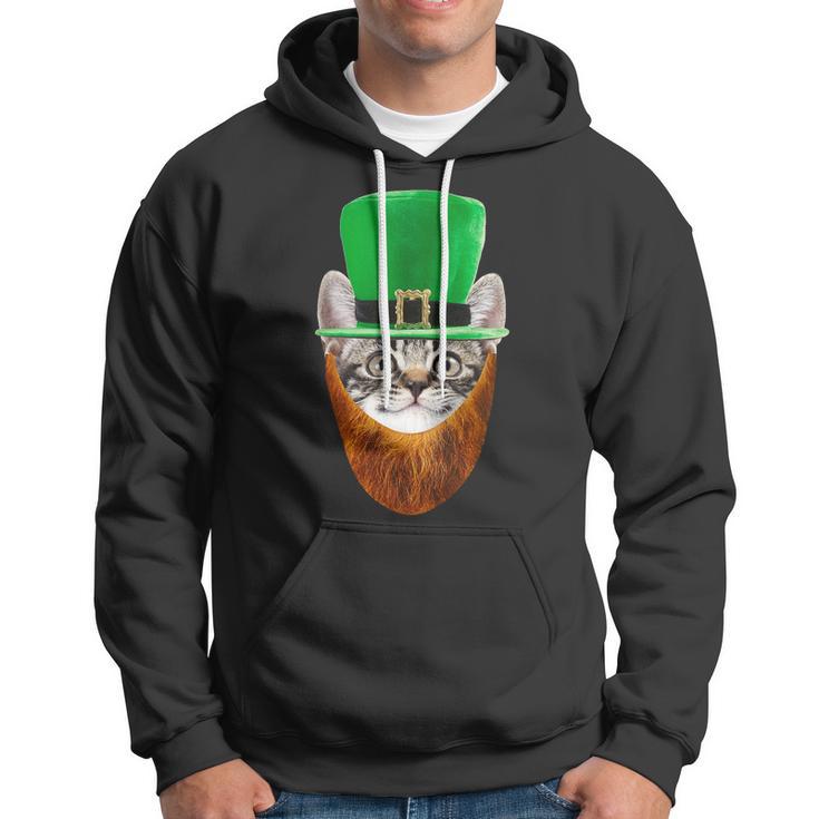 Happy St Catricks Day Funny Cat Ginger Beard St Patricks Day Tshirt Hoodie