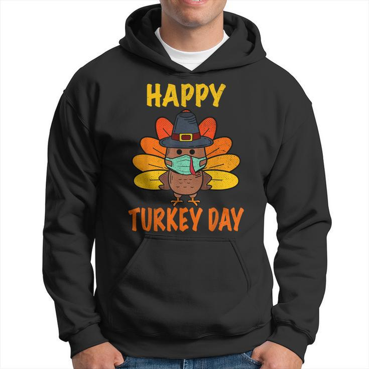Happy Turkey Day Funny Thanksgiving 2021 Autumn Fall Season  V3 Hoodie