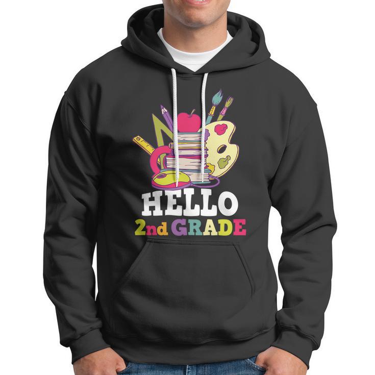 Hello 2Nd Grade Back To School Team Second Grade Hoodie