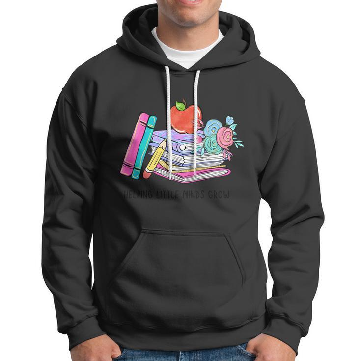 Helping Little Minds Grow Graphic Plus Size Shirt For Teacher Male Female Hoodie