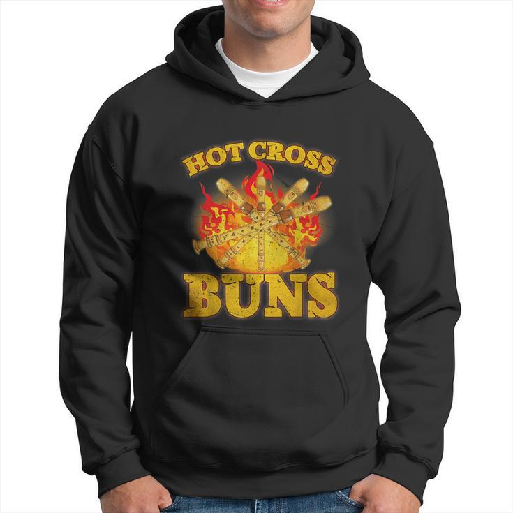 Hot Cross Buns Funny Trendy Hot Cross Buns Graphic Design Printed Casual Daily Basic V2 Hoodie