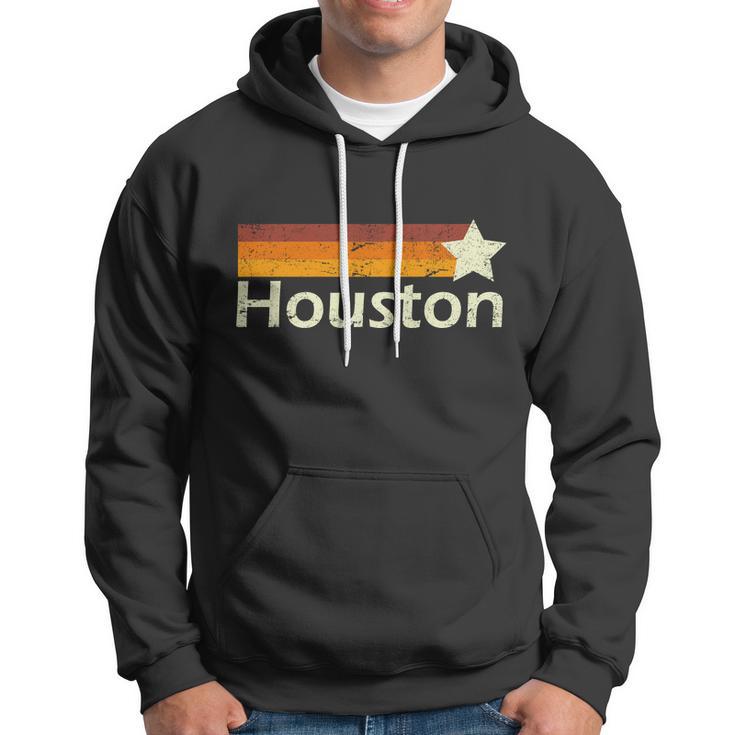 Houston Texas Vintage Star Logo Hoodie