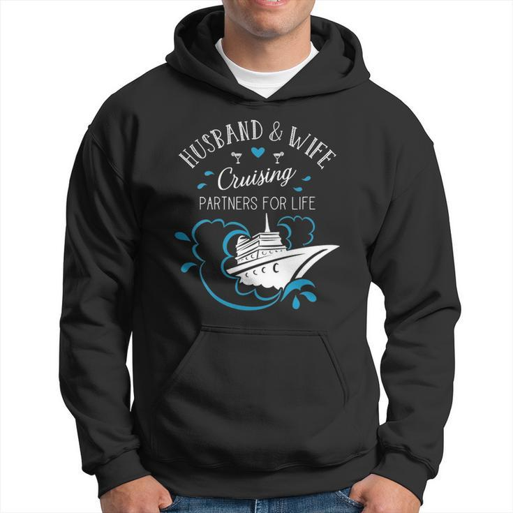 Husband And Wife Cruising Partners For Life Cruise Couples Men Hoodie