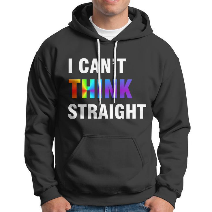 I Cant Think Straight Gay Pride Tshirt Hoodie