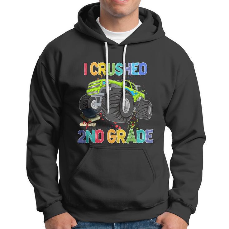 I Crushed 2Nd Grade Monter Truck Back To School Hoodie