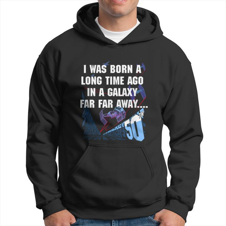 I Was Born A Long Time Ago 50Th Birthday Portrait Graphic Design Printed Casual Daily Basic Hoodie