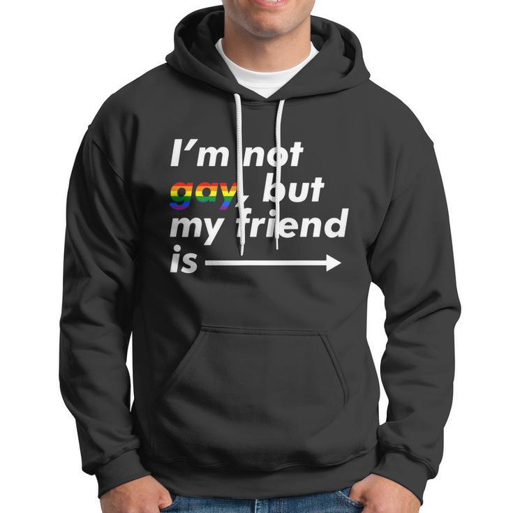 I_M Not Gay But My Friend Is Funny Lgbt Ally Hoodie