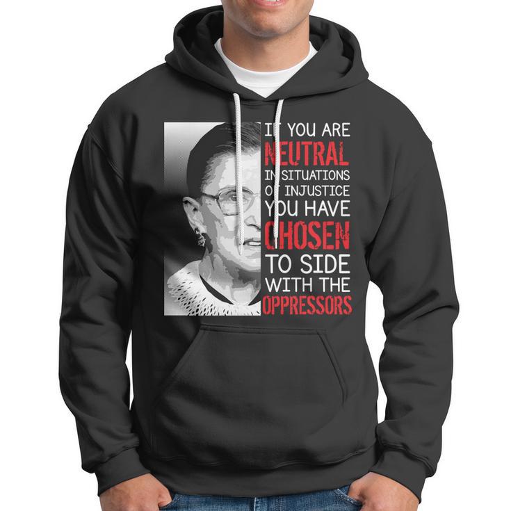 Injustice Ruth Bader Ginsburg Notorious Rbg Quote Hoodie