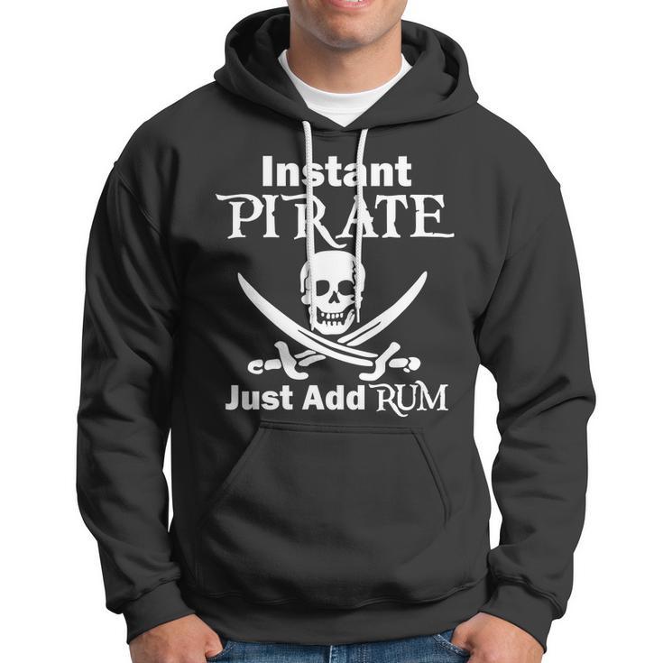 Instant Pirate Just Add Rum Skull Crosswords Tshirt Hoodie