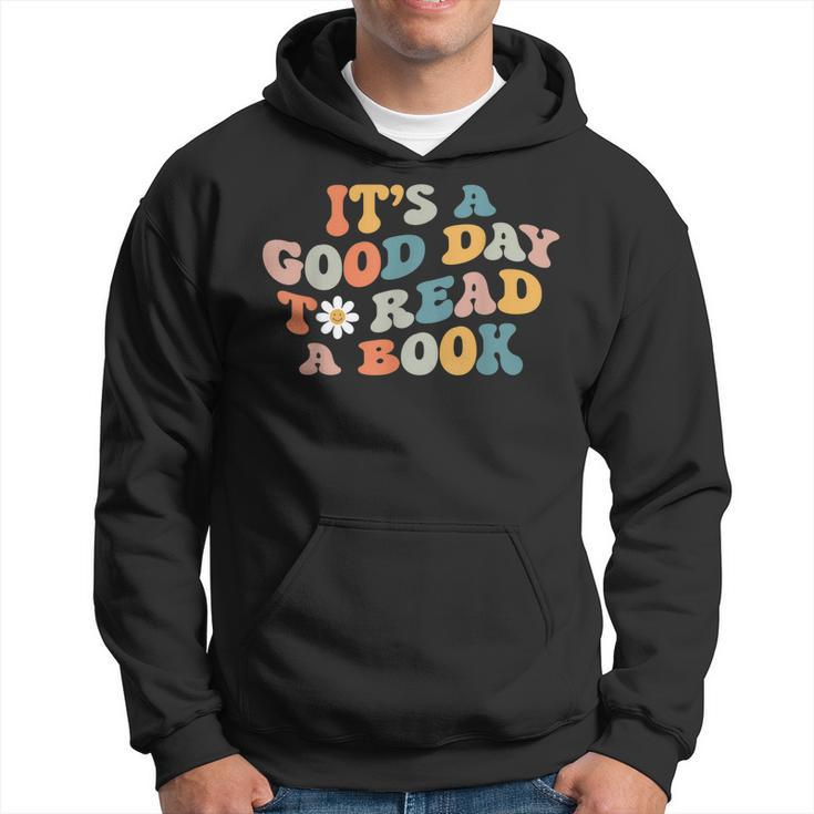Its Good Day To Read Book Library Reading Lovers Men Hoodie