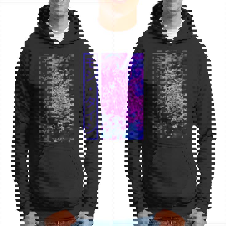 Japanese Cherry Blossom Tokyo Streetwear Aesthetic Graphic Men Hoodie