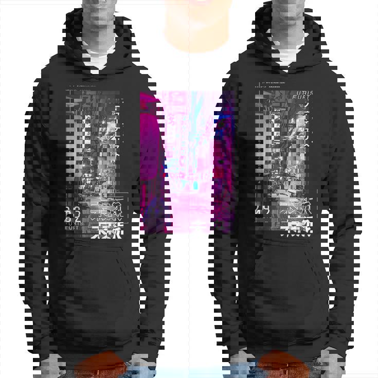 Japanese Cyberpunks Tokyo Streetwear Aesthetic Graphic Men Hoodie
