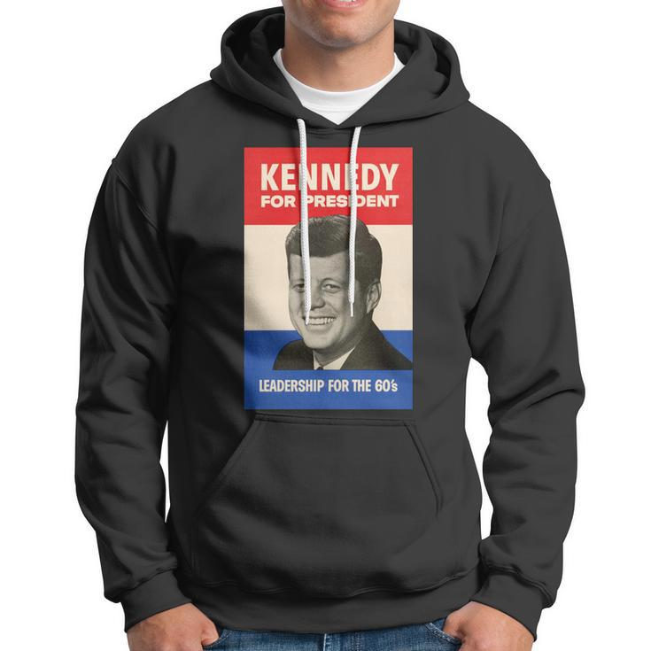 John F Kennedy 1960 Campaign Vintage Poster Hoodie