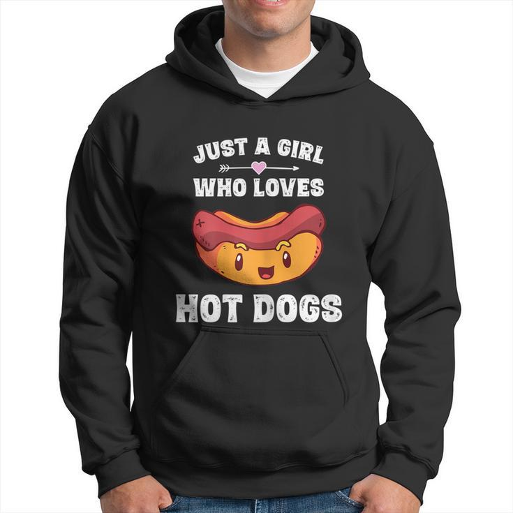 Just A Girl Who Loves Hot Dogs Hot Dog Men Hoodie