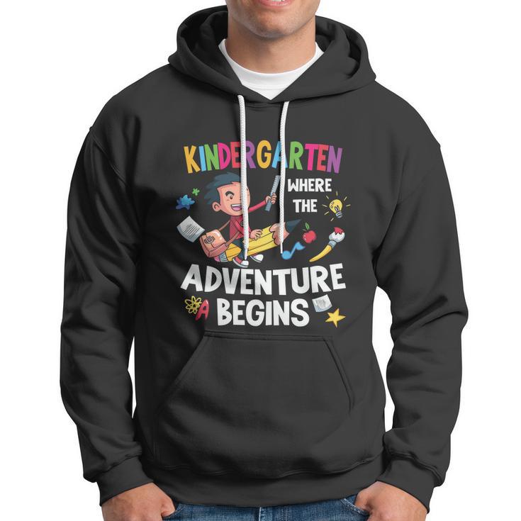 Kindergarten Where The Adventure Begins Back To School V2 Hoodie