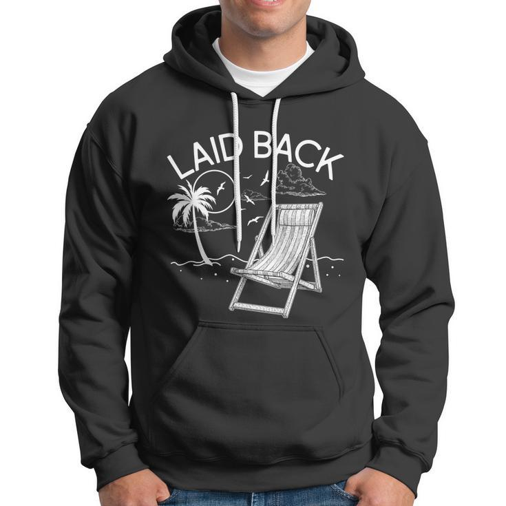 Laid Back Beach Vacation Time Hoodie